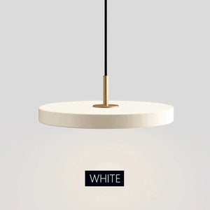 Minimalist Metal Plate Asteria Pendant Hanging Light-Pendant Lights