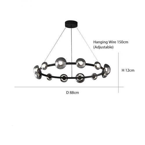 Minimalist Pendant Chandelier: Modern Lighting Solution-Ceiling Chandelier