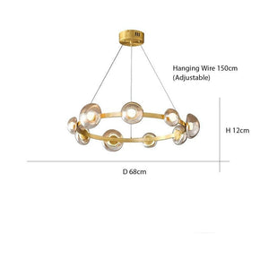 Minimalist Pendant Chandelier: Modern Lighting Solution-Ceiling Chandelier