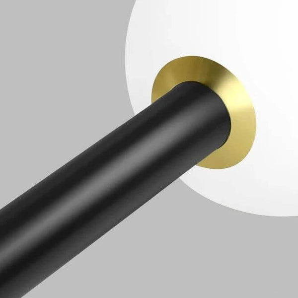 Minimalist Pole Globes Pendant Staircase Chandelier-Staircase Chandelier