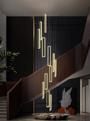 Minimalist Staircase Chandeliers - Elevate Your Space-Staircase Chandelier