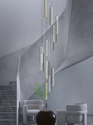 Minimalist Staircase Chandeliers - Elevate Your Space-Staircase Chandelier