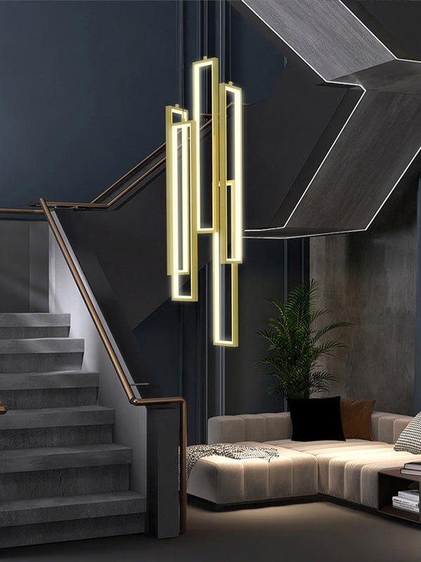 Minimalist Staircase Chandeliers - Elevate Your Space-Staircase Chandelier
