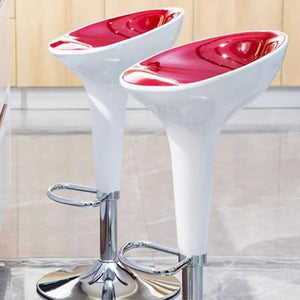 Minimalist Swivel Simple Back Bar Chair-Bar Stools