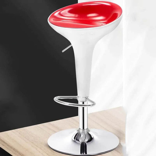 Minimalist Swivel Simple Back Bar Chair-Bar Stools