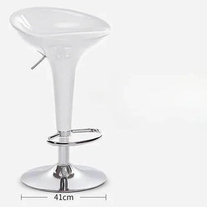 Minimalist Swivel Simple Back Bar Chair-Bar Stools