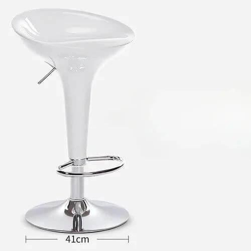 Minimalist Swivel Simple Back Bar Chair-Bar Stools