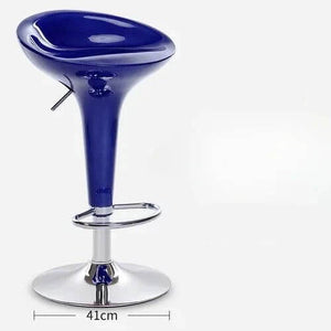 Minimalist Swivel Simple Back Bar Chair-Bar Stools