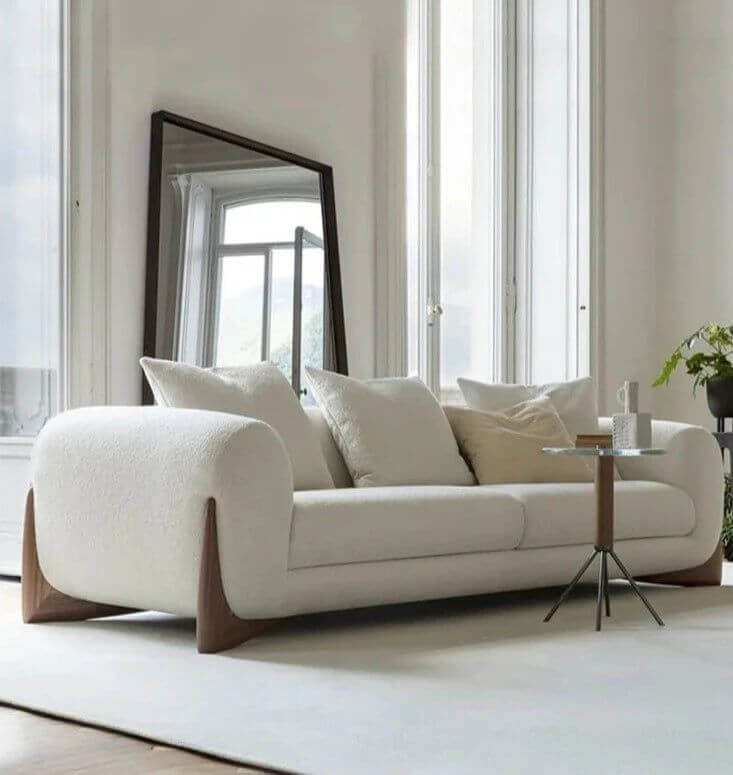 Minimalist XXL Wood Arches Sofa Set-Sofa Set