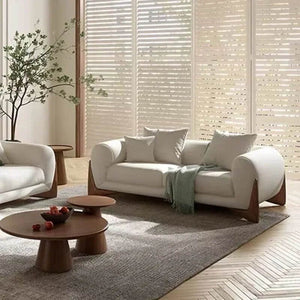 Minimalist XXL Wood Arches Sofa Set-Sofa Set