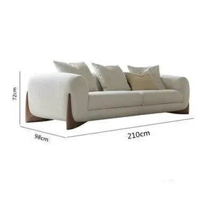 Minimalist XXL Wood Arches Sofa Set-Sofa Set