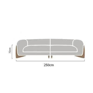 Minimalist XXL Wood Arches Sofa Set-Sofa Set