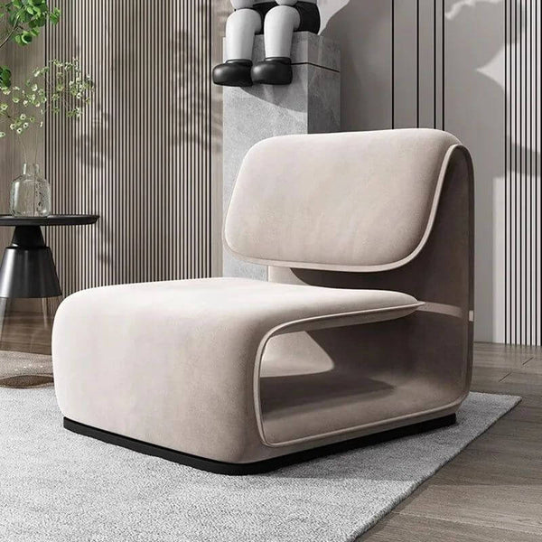 Minimalistic Fluffy Sofa Chair – Exquisite Blend-Arm Chairs, Recliners & Sleeper Chairs