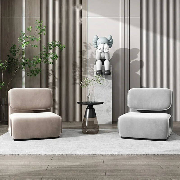 Minimalistic Fluffy Sofa Chair – Exquisite Blend-Arm Chairs, Recliners & Sleeper Chairs