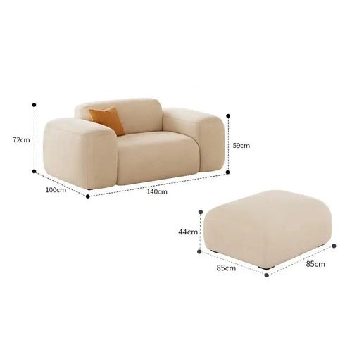 Minimalistic Relaxing Lounge Sofa Set-Sofa Set
