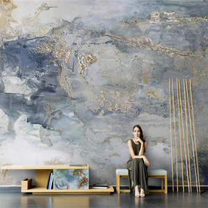 Misty Marble Wallpaper Mural - Enhance Your Walls-Marble Design Wallpaper