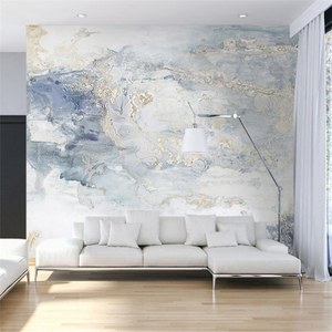 Misty Marble Wallpaper Mural - Enhance Your Walls-Marble Design Wallpaper