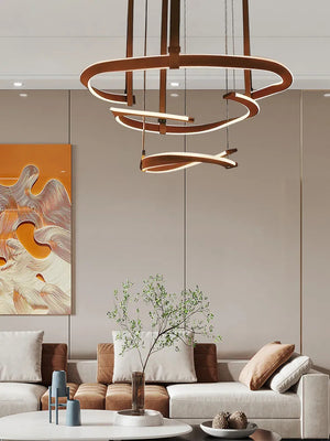ModaLux Leather Craft LED Chandelier-Ceiling Chandelier