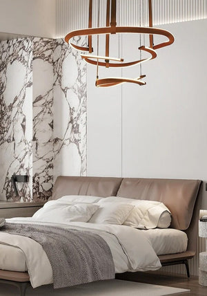 ModaLux Leather Craft LED Chandelier-Ceiling Chandelier