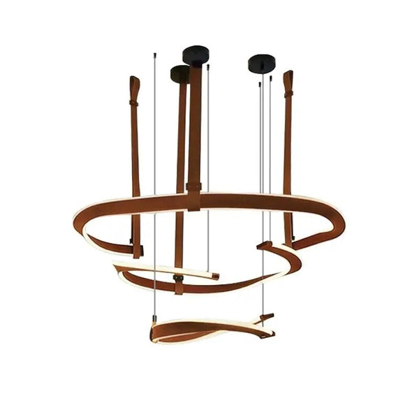 ModaLux Leather Craft LED Chandelier-Ceiling Chandelier