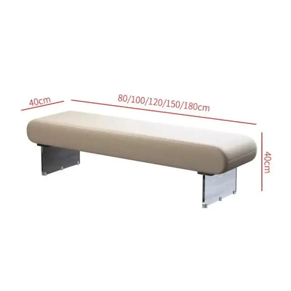 Modern Acrylic Shoe Bench – Sleek and Contemporary Seating-Bench