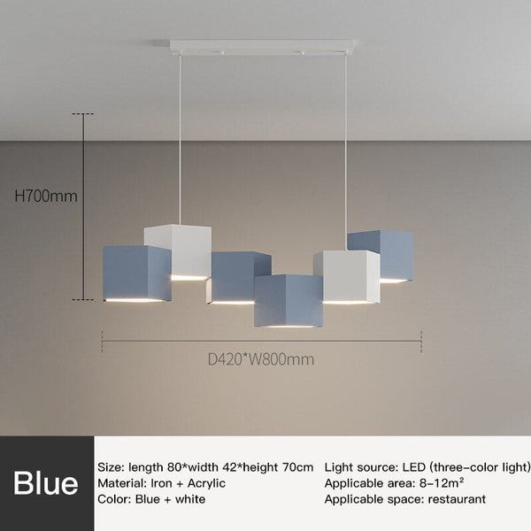 Modern Chandelier Lighting Blocks Pendant Light-Kitchen Island