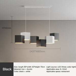 Modern Chandelier Lighting Blocks Pendant Light-Kitchen Island