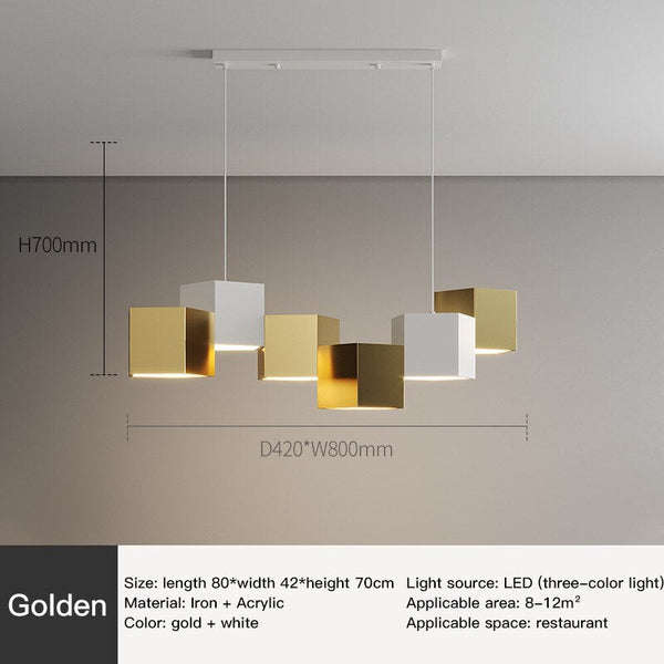 Modern Chandelier Lighting Blocks Pendant Light-Kitchen Island