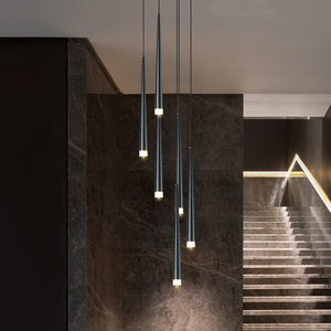 Modern Duplex Attic Pendant Lamp-Staircase Chandelier