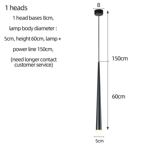 Modern Duplex Attic Pendant Lamp-Staircase Chandelier