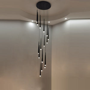 Modern Duplex Attic Pendant Lamp-Staircase Chandelier
