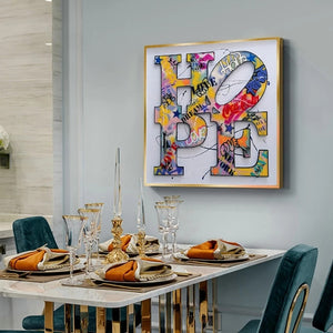 Modern Graffiti Art Canvas Paintings - Inspirational Home Wall Decor Prints-Wall Posters