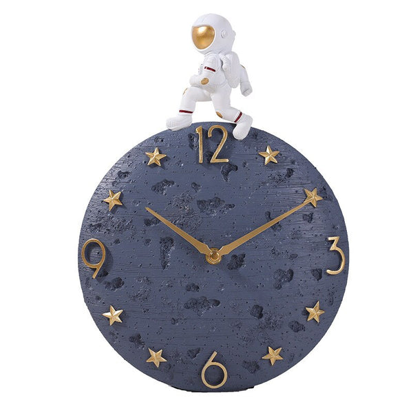 Modern Light Luxury Astronaut Wall Clock-Wall Clocks