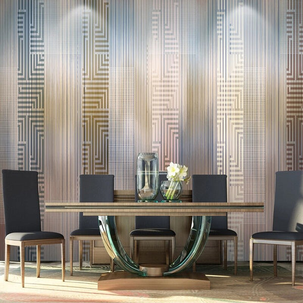 Modern Light Wallpaper for Home Wall Decor-Geometric Shapes Wallpaper