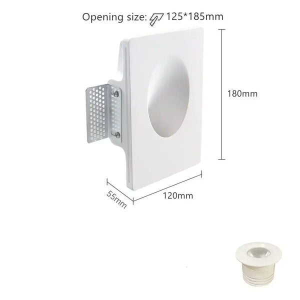 Modern Recessed LED Wall Light-Wall Lights