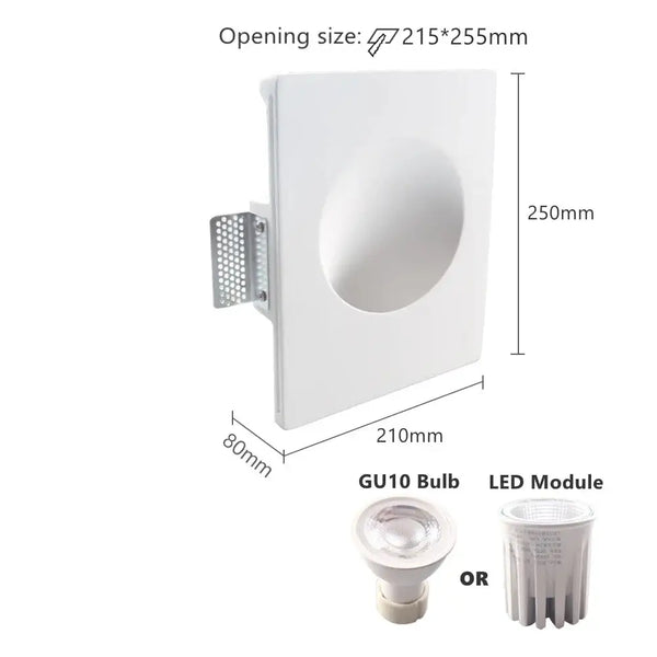 Modern Recessed LED Wall Light-Wall Lights