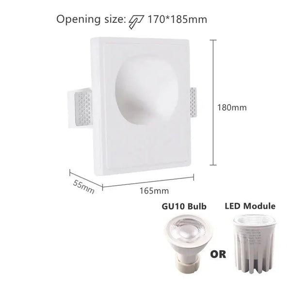 Modern Recessed LED Wall Light-Wall Lights