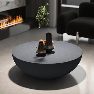 Modern Round Marble Coffee Table-Coffee Table