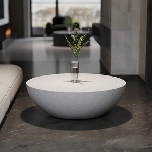 Modern Round Marble Coffee Table-Coffee Table