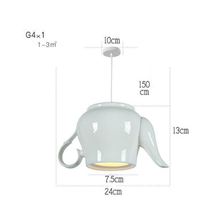 Modern Tea Cup Teapot Crockery Ceramic Led Pendant Lights-Pendant Lights