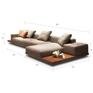 Modular Lounge Cloud Floor Accent Sofa – Ultimate Comfort-Sofa Set
