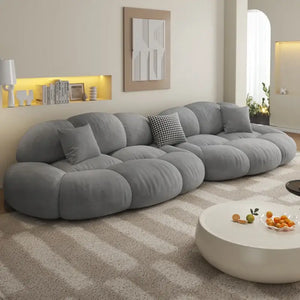 Modular Loveseat Para Sala Lounge Sofa – Contemporary Velvet Sofa Set-Sofa Set