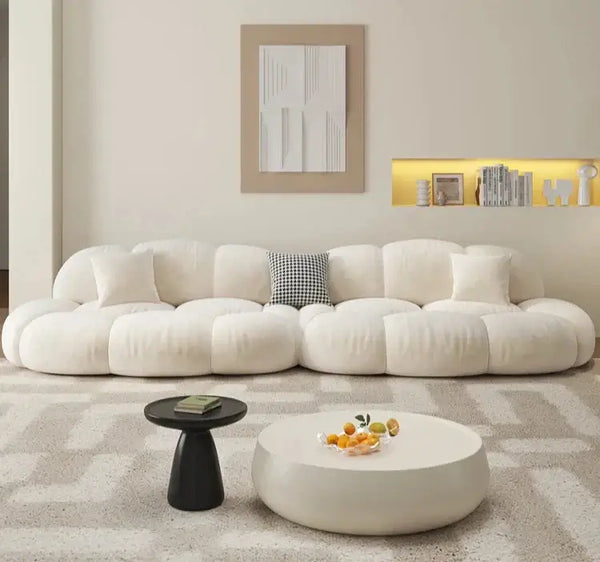 Modular Loveseat Para Sala Lounge Sofa – Contemporary Velvet Sofa Set-Sofa Set