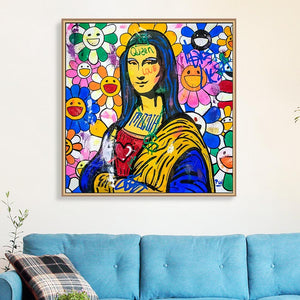 Mona Lisa Queen Wall Art: Exquisite Décor & Timeless Beauty-Wall Posters