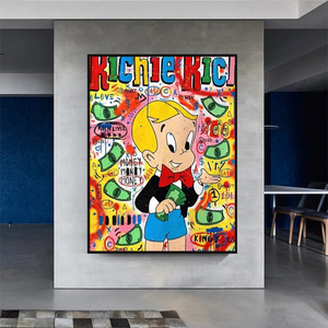 Money Boy: Richie Rich Poster - Ultimate Symbol of Wealth-Wall Posters