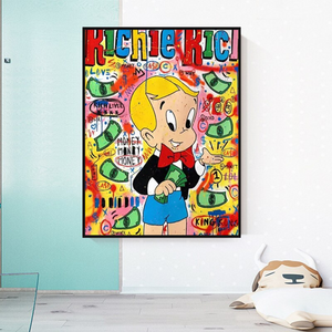 Money Boy: Richie Rich Poster - Ultimate Symbol of Wealth-Wall Posters