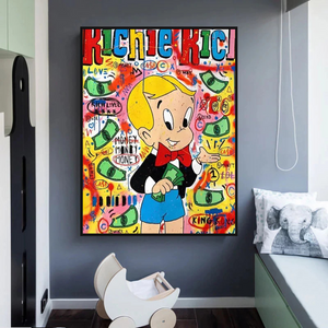 Money Boy: Richie Rich Poster - Ultimate Symbol of Wealth-Wall Posters