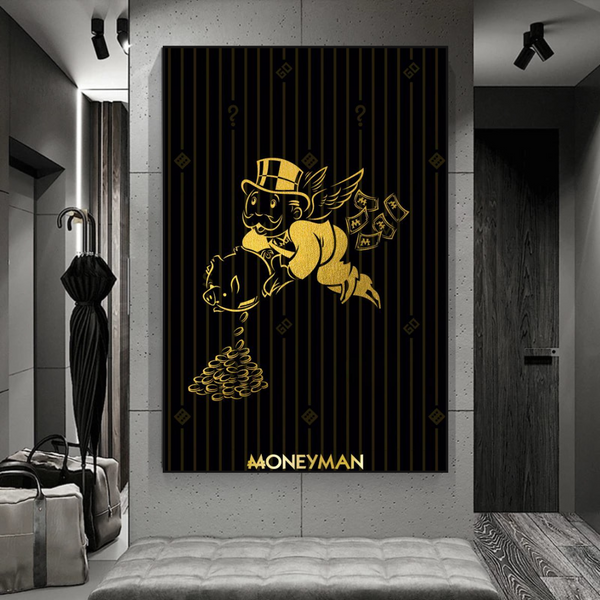 Money Man Angel: Alec Monopoly Art Exclusive Collection-Wall Posters
