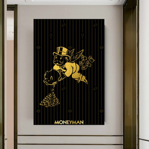 Money Man Angel: Alec Monopoly Art Exclusive Collection-Wall Posters