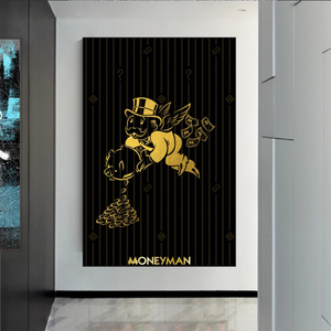 Money Man Angel: Alec Monopoly Art Exclusive Collection-Wall Posters